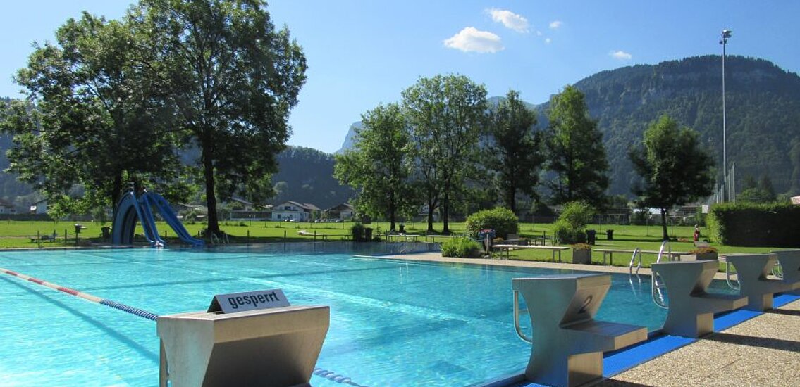 Saisonstart Schwimmbad Bezau